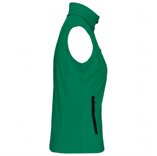kelly green Chaleco sofshell mujer