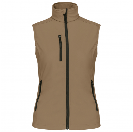 camel Chaleco sofshell mujer