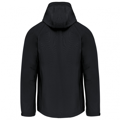 Chaqueta softshell con capucha extraíble hombre