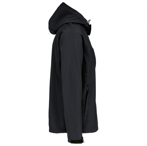 Chaqueta softshell con capucha extraíble hombre