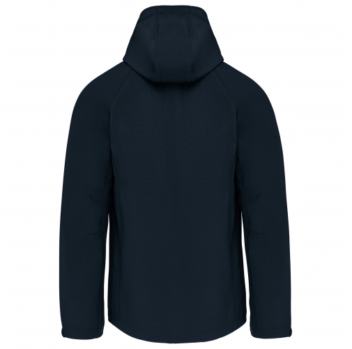 Chaqueta softshell con capucha extraíble hombre