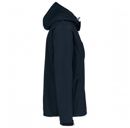 Chaqueta softshell con capucha extraíble hombre