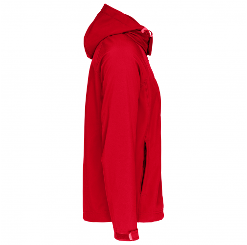 Chaqueta softshell con capucha extraíble hombre