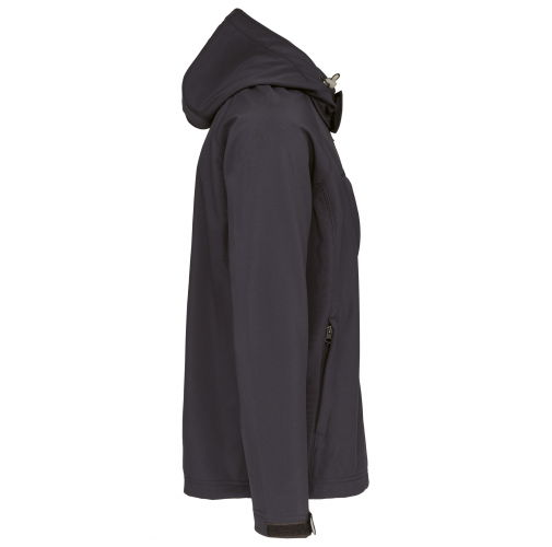 Chaqueta softshell con capucha extraíble hombre