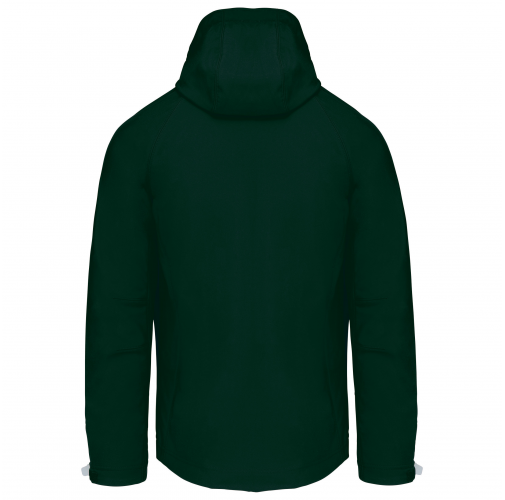 Chaqueta softshell con capucha extraíble hombre