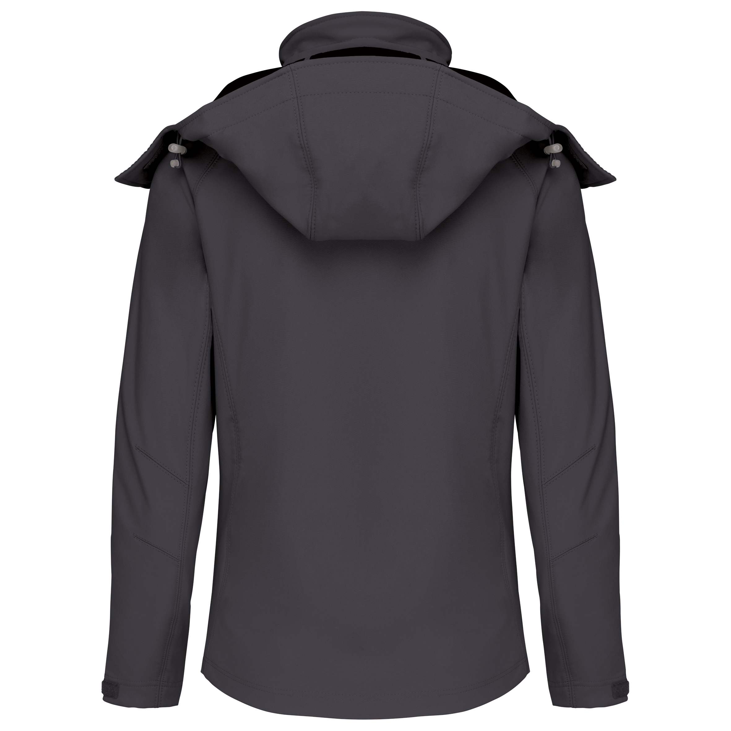 Chaqueta softshell con capucha extraíble mujer
