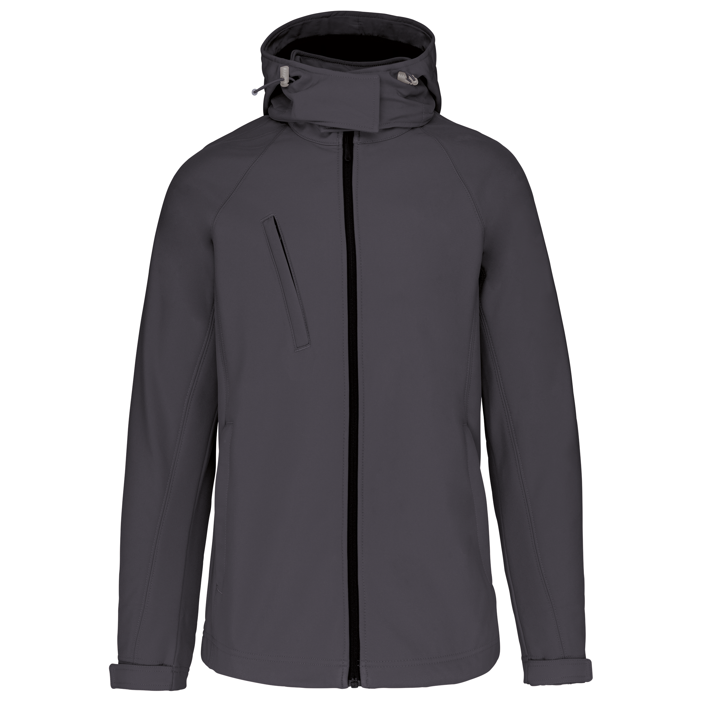 Chaqueta softshell con capucha extraíble mujer