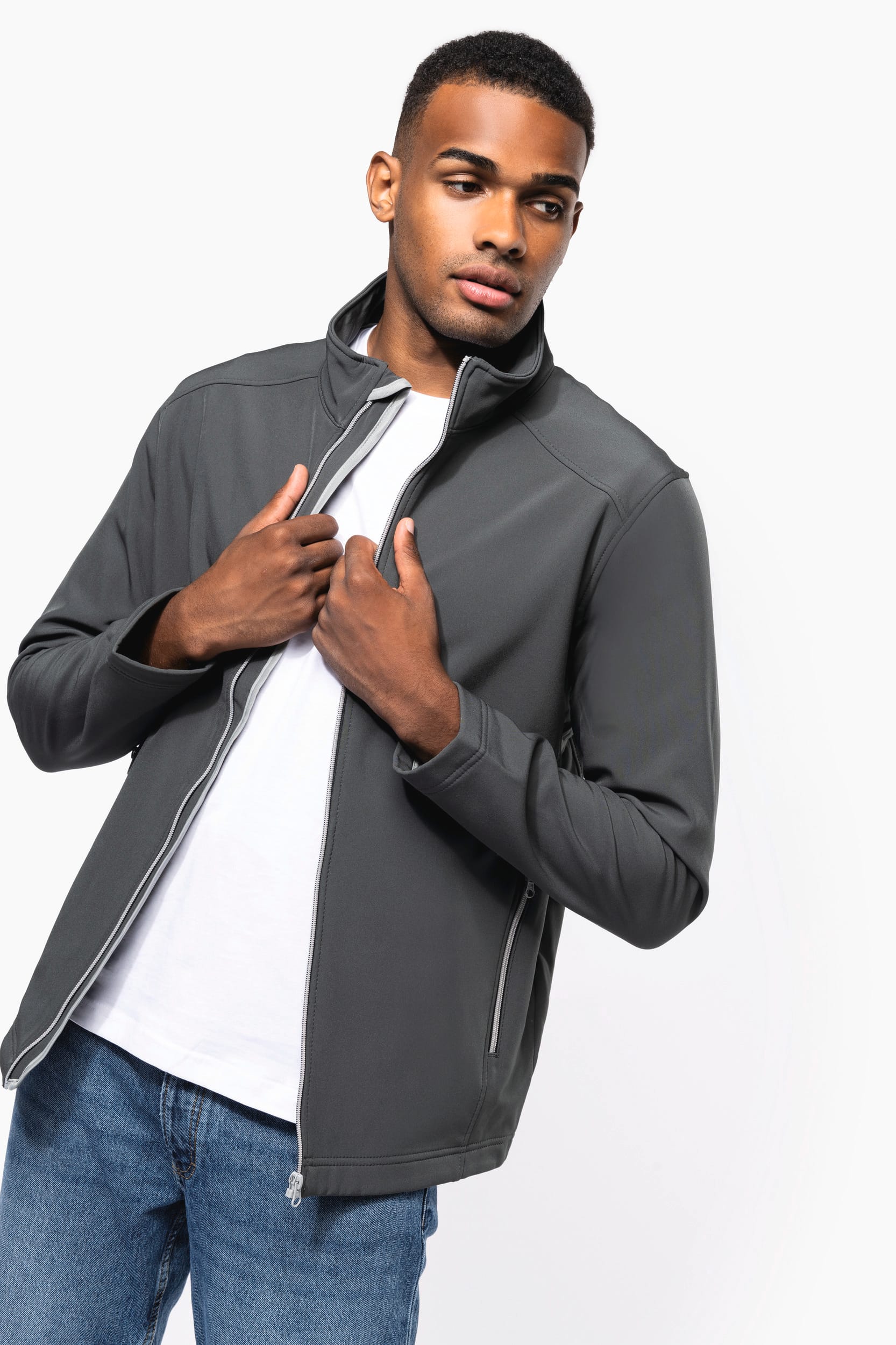 Chaqueta softshell 2 capas hombre