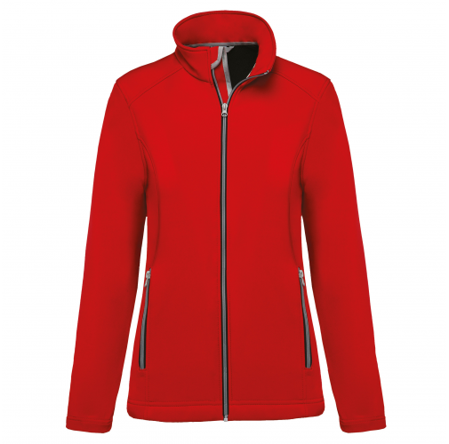 red Chaqueta softshell 2 capas mujer