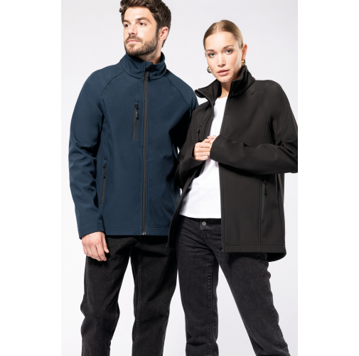 CHAQUETA SOFTSHELL ECORRESPONSABLE - 3 CAPAS - UNISEX