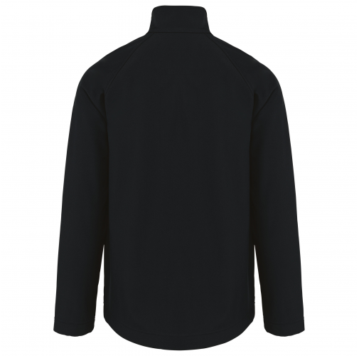 black Chaqueta Softshell ecorresponsable - 3 capas - Unisex