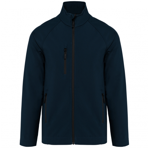 navy Chaqueta Softshell ecorresponsable - 3 capas - Unisex