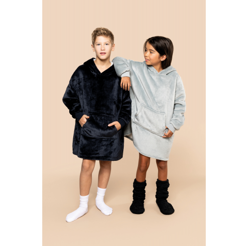 Poncho tipo manta infantil