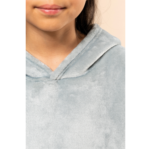 Poncho tipo manta infantil