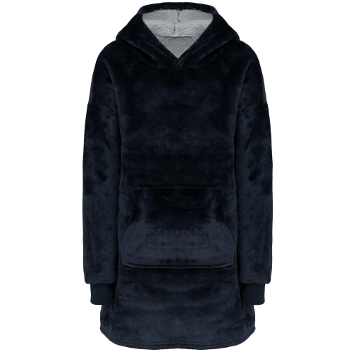 night navy Poncho tipo manta infantil