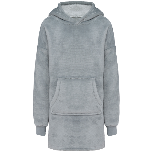 snow grey Poncho tipo manta infantil