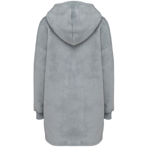 snow grey Poncho tipo manta infantil