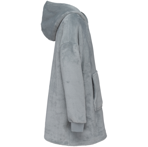 snow grey Poncho tipo manta infantil