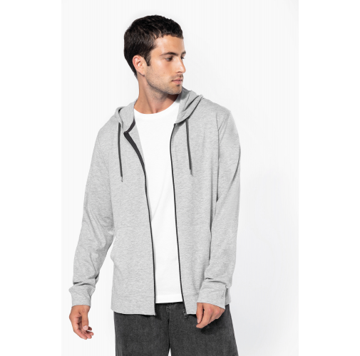 Sudadera ligera algodón con capucha