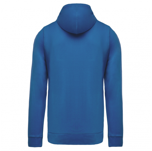 light royal blue Sudadera ligera algodón con capucha