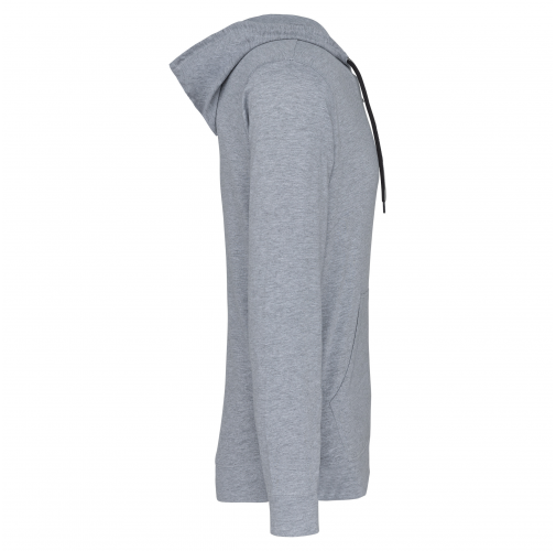 oxford grey Sudadera ligera algodón con capucha