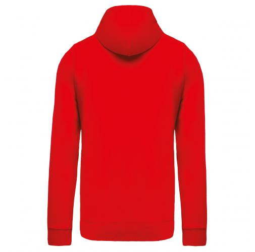 red Sudadera ligera algodón con capucha