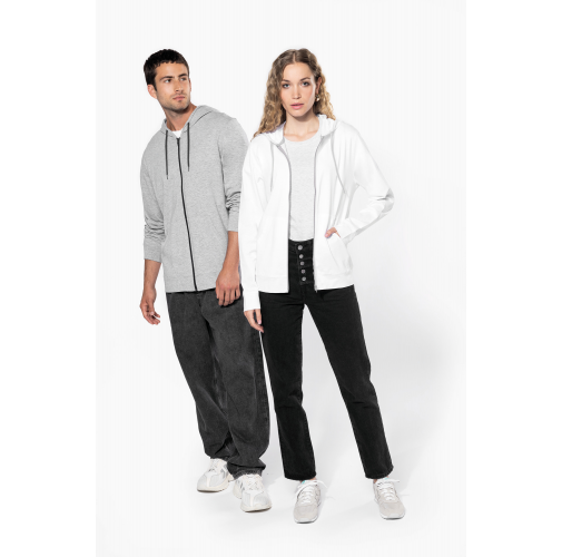 Sudadera ligera algodón con capucha