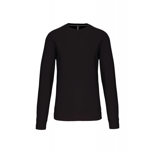 dark grey Sudadera cuello redondo