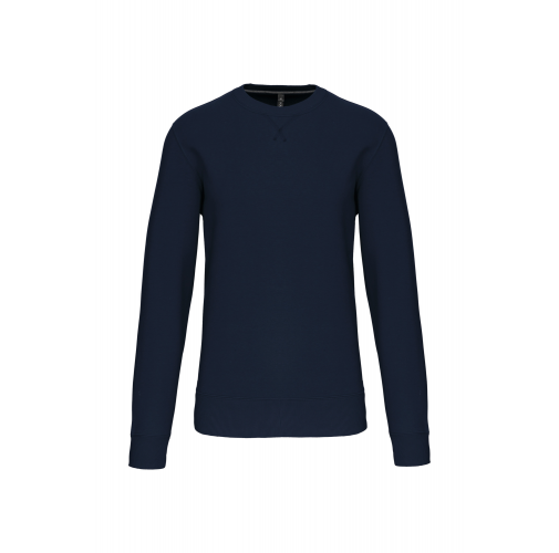 navy Sudadera cuello redondo