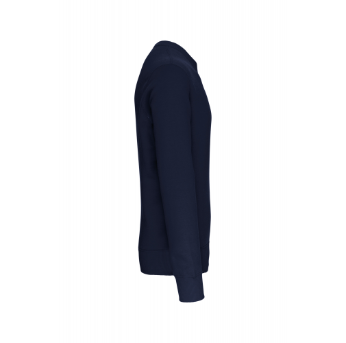 navy Sudadera cuello redondo