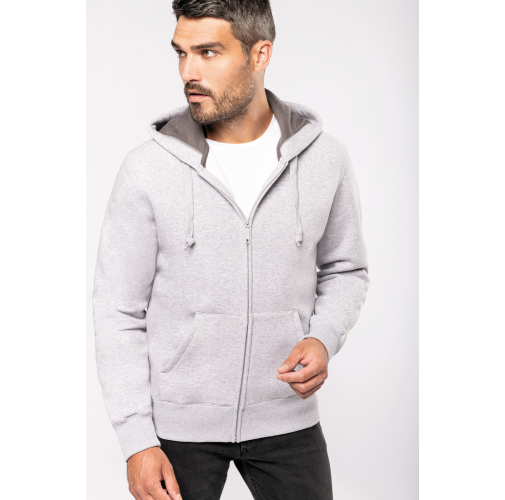 SUDADERA CAPUCHA Y CREMALLERA