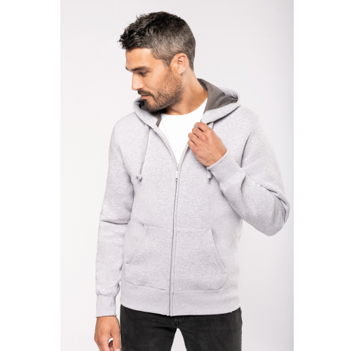 Sudadera capucha y cremallera