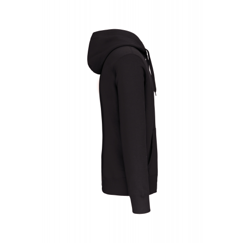 dark grey Sudadera capucha y cremallera