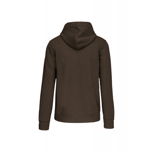 dark khaki Sudadera capucha y cremallera