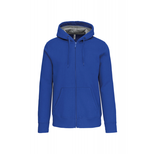 light royal blue Sudadera capucha y cremallera