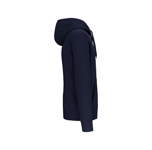 navy Sudadera capucha y cremallera