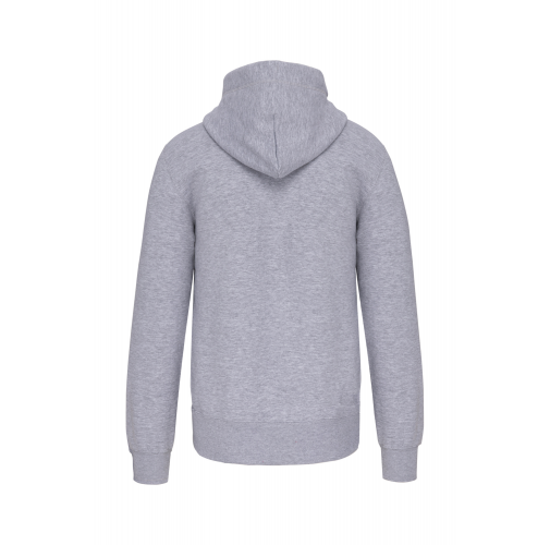 oxford grey Sudadera capucha y cremallera