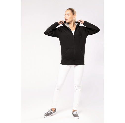 Sudadera capucha y cremallera