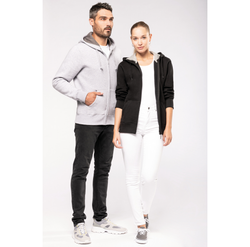 Sudadera capucha y cremallera