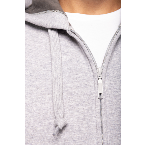 Sudadera capucha y cremallera