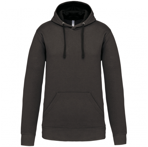 Sudadera capucha contrastada hombre
