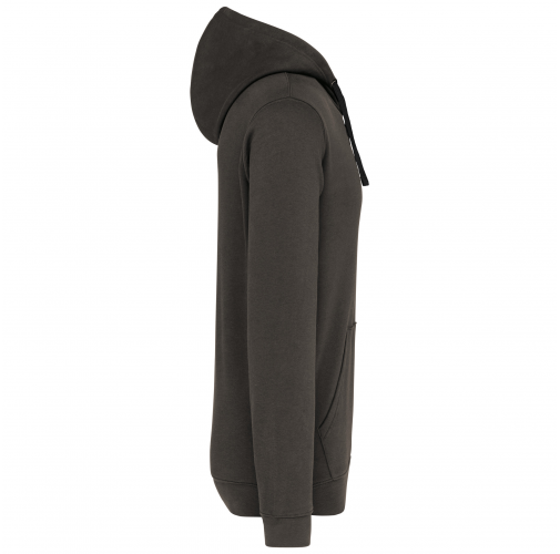 Sudadera capucha contrastada hombre