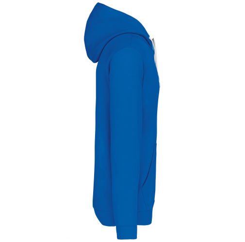 Sudadera capucha contrastada hombre