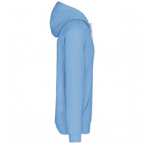 Sudadera capucha contrastada hombre