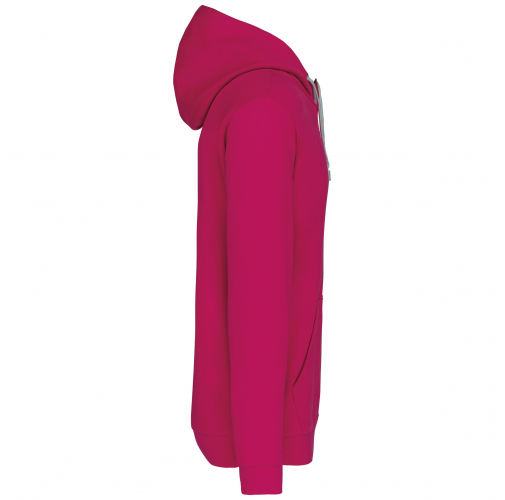 Sudadera capucha contrastada hombre