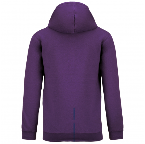 Sudadera capucha contrastada hombre