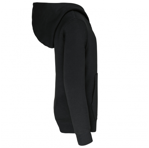 Sudadera capucha contrastada niños