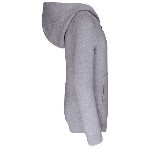 Sudadera capucha contrastada niños