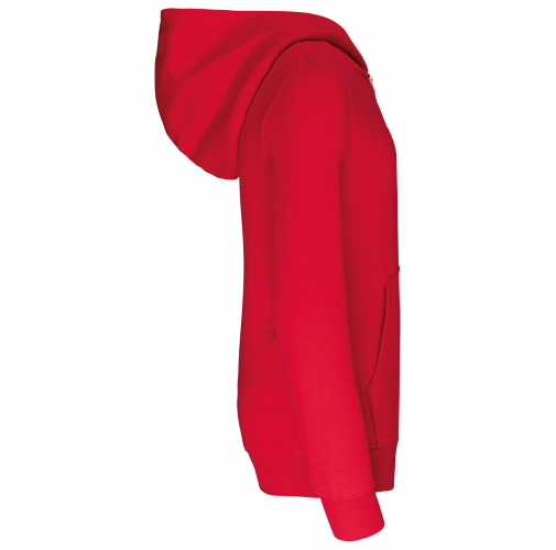 Sudadera capucha contrastada niños