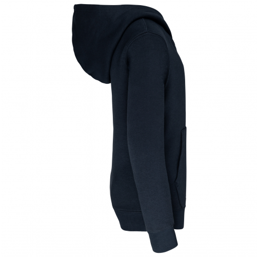 Sudadera capucha contrastada niños